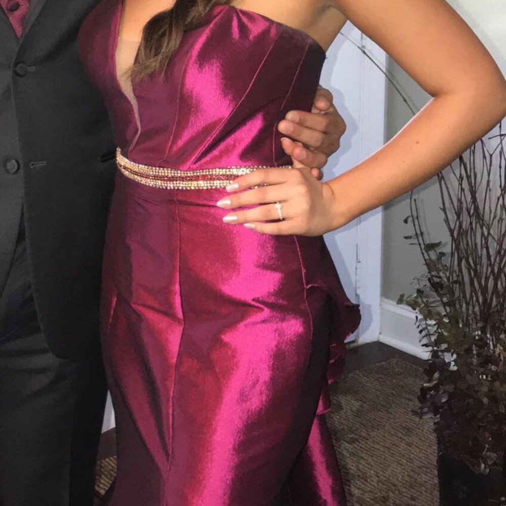 Burgundy Prom Dress